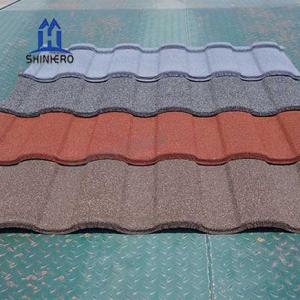 GALVANIZED ZINC STONE COATED METAL STEEL SHEET MILANO ROMAN ROOF ROOFING TILE FOR SELL